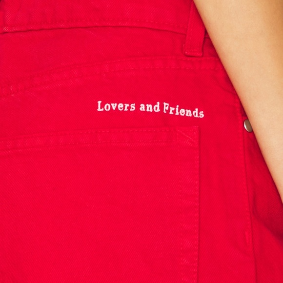NWT Lovers and Friends Red Jeans - Picture 4 of 4
